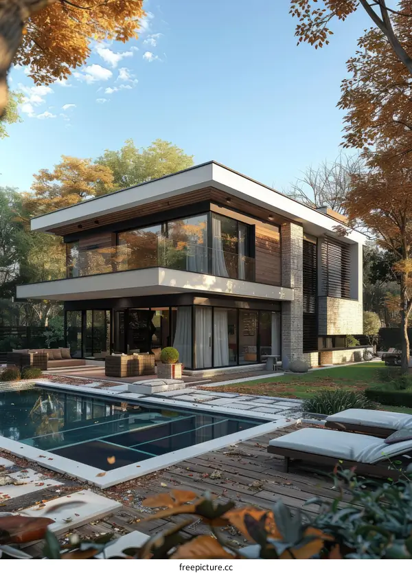 Modern House with Swimming Pool