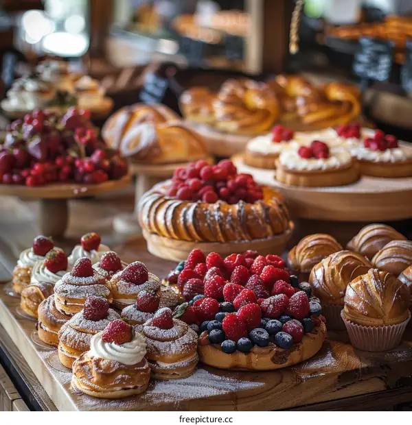 Indulgent Pastries and Cakes