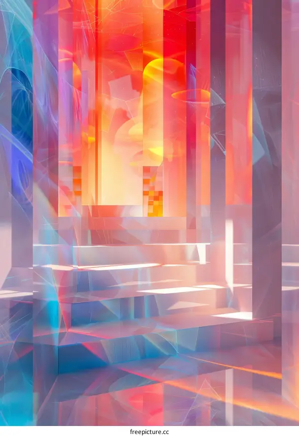 Vibrant Mystical Surreal Digital Art