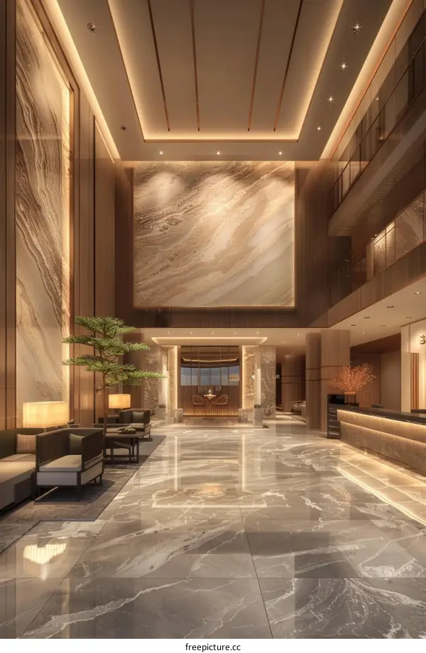 Luxury Hotel Lobby Interior Design