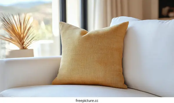 Modern Living Room Throw Pillow