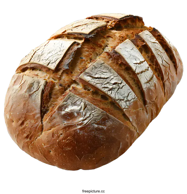 [Transparent Background PNG]Close-up of a delicious and crusty bread