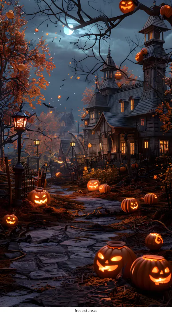 Halloween Pumpkin Town