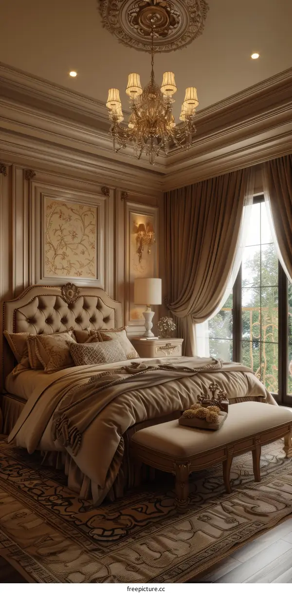 Luxury Elegant Bedroom Interior Design