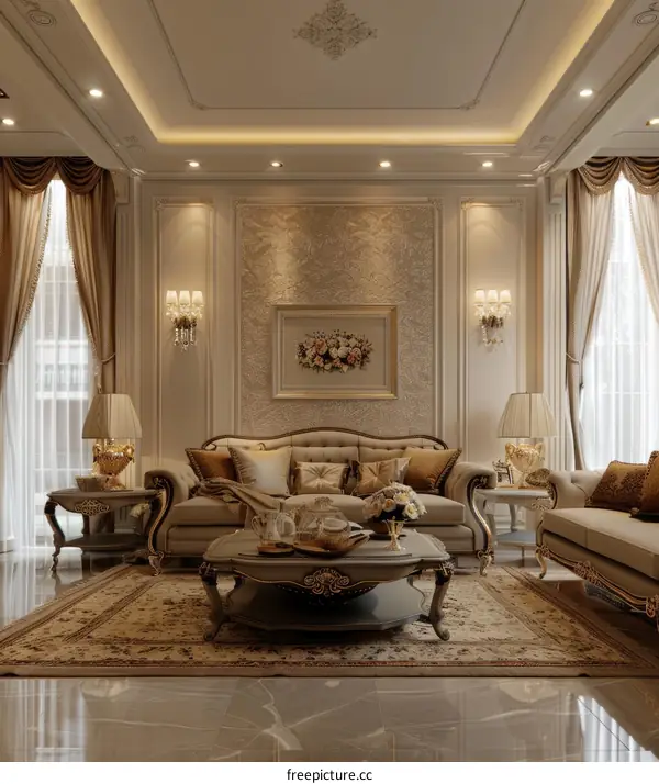 Luxury Living Room Interior Design
