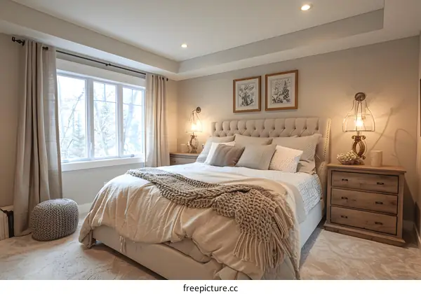 Comfy and cozy bedroom