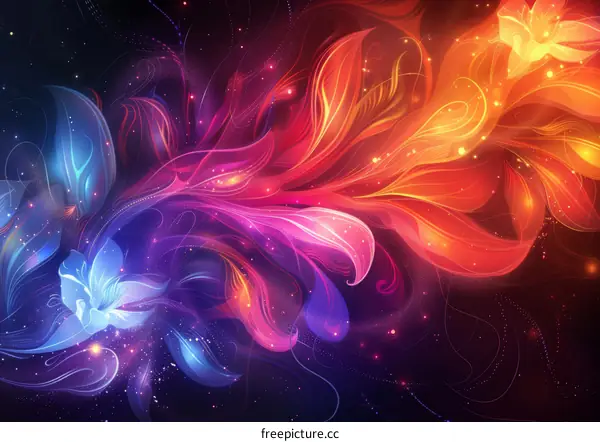 Colorful Flowers Blossoming Petals