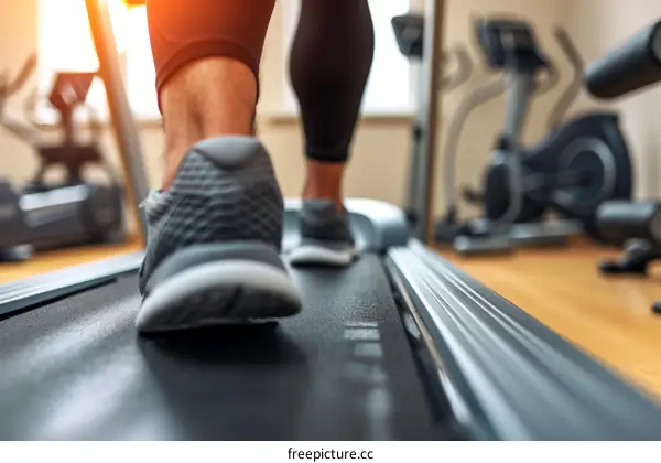 man exercising on treadmill