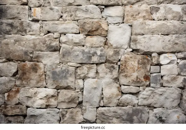Texture of an old stone wall