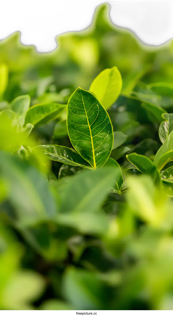 [Transparent Background PNG]Close Up Macro Photography Green Leaf
