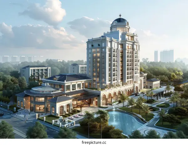 Luxury Residential Complex Architectural Visualization