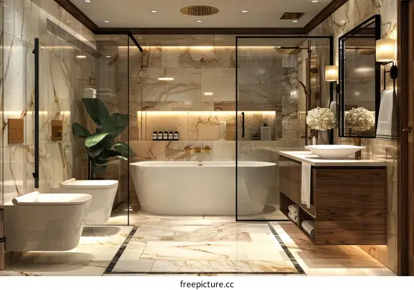 Luxury Modern Bathroom Interior Design