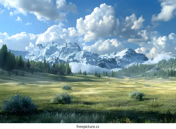 Stunning mountain landscape