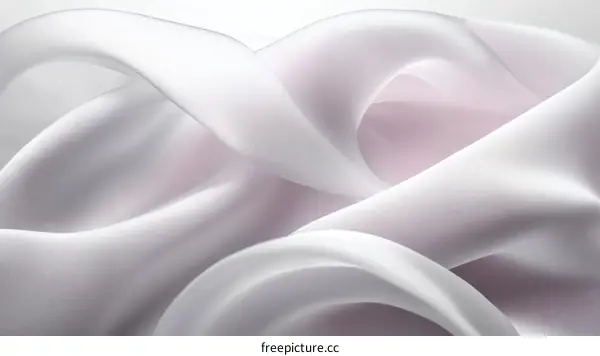 Elegant White Fabric Texture Close-up