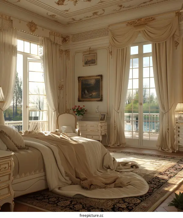 European style bedroom