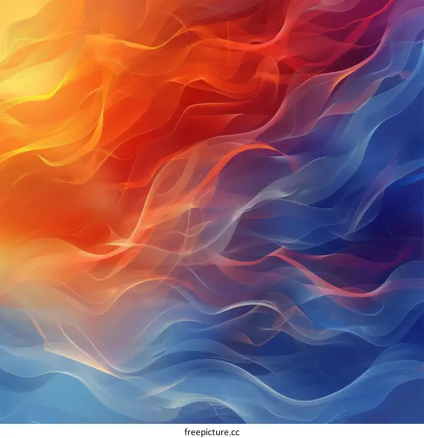 Abstract Colorful Painted Background