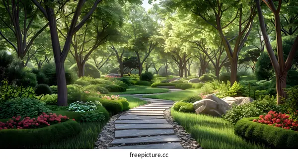 The path in the park