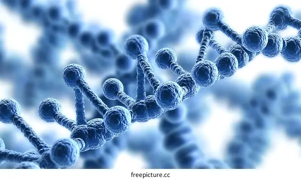 DNA Structure Scientific Illustration
