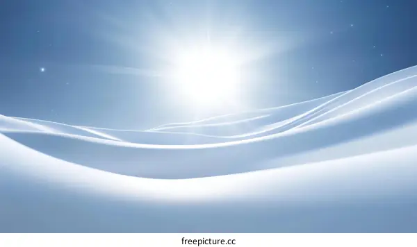 Winter Snowscape Digital Art