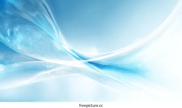 Abstract Blue Wave Background Design