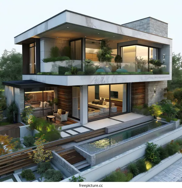 Stylish Modern House with Eco Friendly Features