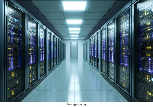 Modern Data Center Interior Design