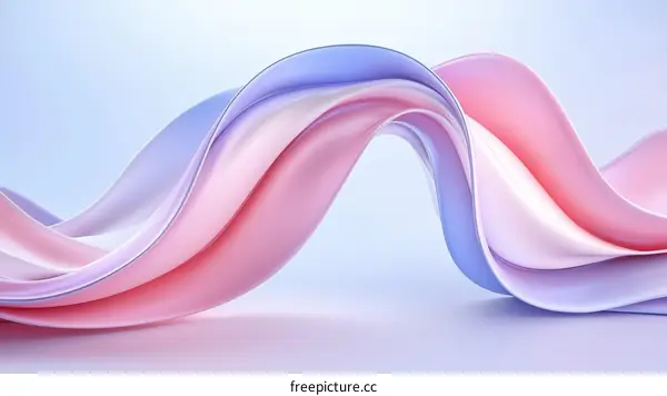Abstract Flowing Pastel Colors