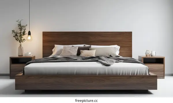 Modern Wooden Bedroom Interior Design