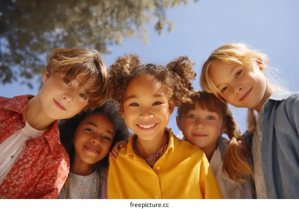 Happy Children Friendship Photo