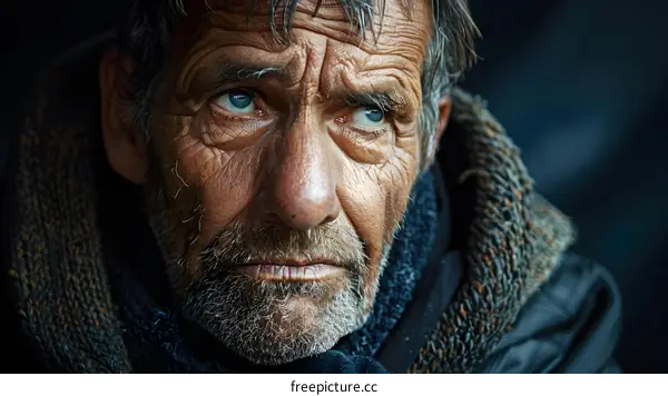 Portrait of an old man