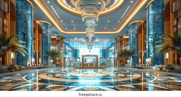Luxury Hotel Lobby Interior Design