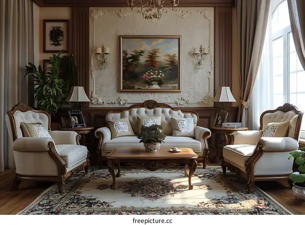 European-style living room