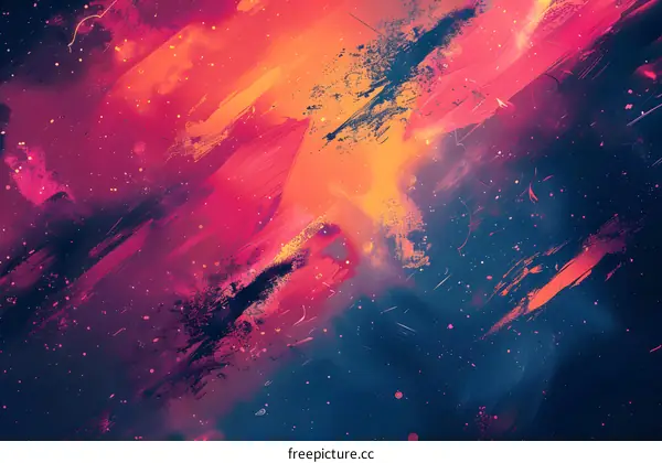 Colorful abstract painting