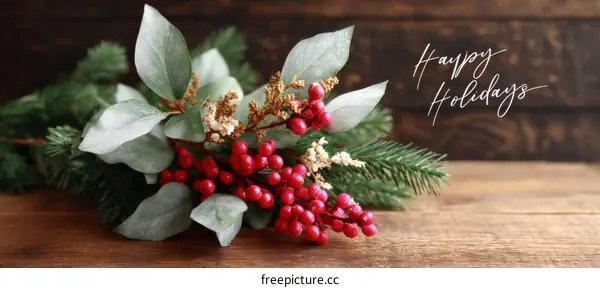 Happy Holidays Christmas Decoration