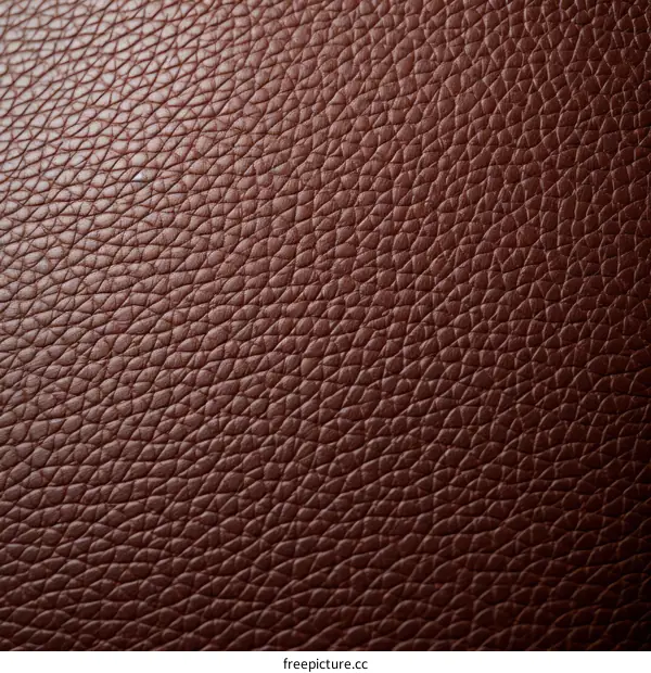 Close up of brown leather texture