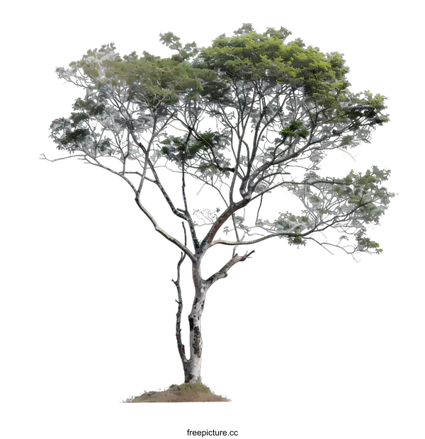 [Transparent Background PNG]Isolated Tree With White Background
