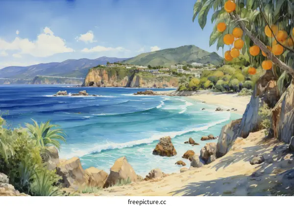 California Coastal Paradise Cove Beach
