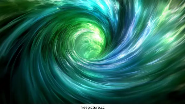 Abstract Colorful Vortex Tunnel