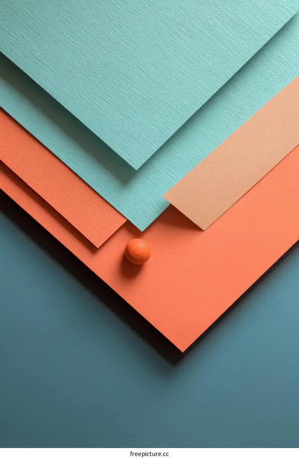 Abstract Geometric Shapes with Vibrant Colors