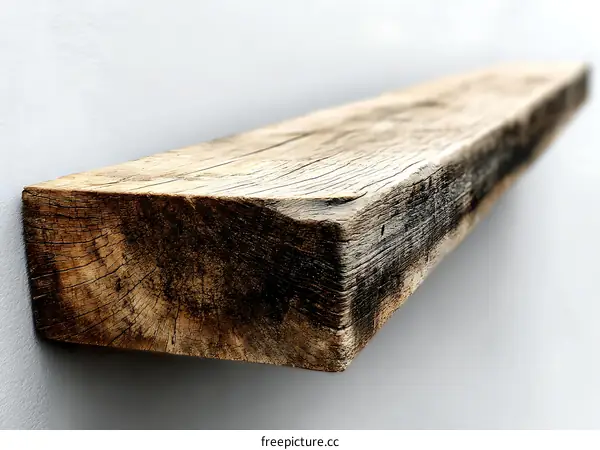 Rustic Wooden Wall Shelf