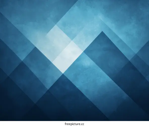 Abstract Geometric Background Design in Deep Blue and White