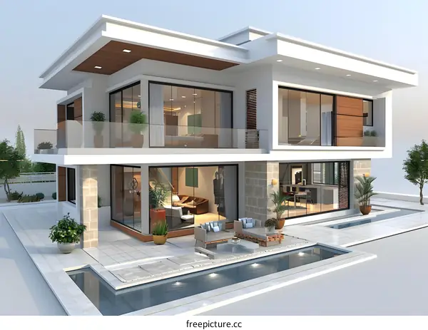 A modern villa