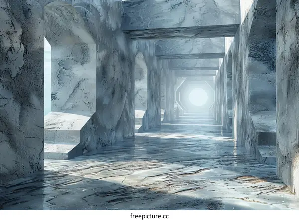 Awe-Inspiring Futuristic Ice Palace
