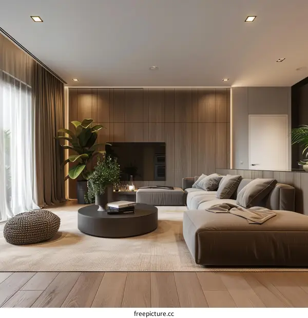 Modern Minimalist Living Room Interior