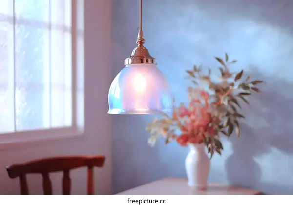 Beautiful Colorful Glass Pendant Light