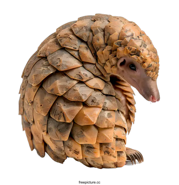 [Transparent Background PNG]A cute pangolin