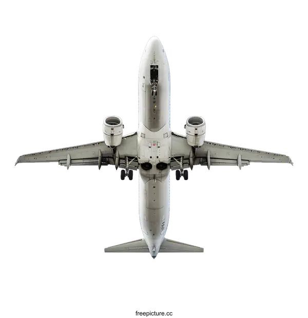 [Transparent Background PNG]Airplane Take Off Bottom View Isolated