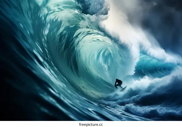 Surfing a Monster Wave