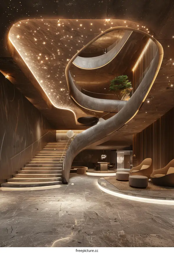 Modern Architectural Staircase Design Interior