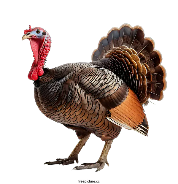 [Transparent Background PNG]A Thanksgiving turkey